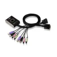 Bilde av ATEN CS682 - KVM / lyd / USB-svitsj - 2 x KVM/lyd/USB - 1 lokalbruker - stasjonær PC tilbehør - KVM og brytere - Switcher