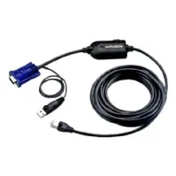 Bilde av ATEN KA7970 USB KVM Adapter Cable (CPU Module) - Tastatur / video / musekabel (KVM) - RJ-45 (hann) til USB, HD-15 (VGA) (hann) PC tilbehør - KVM og brytere - Tilbehør