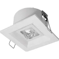 Bilde av AWEX Emergency lighting LOVATO P ECO LED 1W 125lm (channel opt.) 3h single-purpose white LVPC/1W/ESE/AT/WH - LVPC/1W/ESE/AT/WH Elektrisitet og belysning - Innendørs belysning - Lysterapi