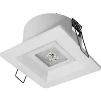 Bilde av AWEX nødarmatur LOVATO P LED 1W (valgfritt åpen) 1t engangs selvtest hvit LVPO/1W/BSE/AT/WH - LVPO/1W/BSE/AT/WH Elektrisitet og belysning - Innendørs belysning - Lysterapi