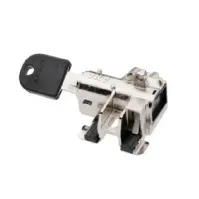Bilde av AXA Bosch bes. 2, tube/frame Battery lock Black, Key, anti drilling cylinder, hardened steel bracket and lock Sykling - Sykkelutstyr - Sykkellås