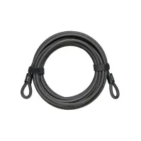 Bilde av AXA Newton Double loop cable Mat black, Newton Double Loop cable can be used in combination with a pad lock to secure your property. Cable , Ø10 Sykling - Sykkelutstyr - Sykkellås