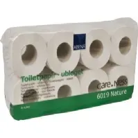 Bilde av Abena 2-lags toiletpapir hvid - Care-Ness Nature, natur, 100% genbrugspapir - pakke 8 ruller Rengjøring - Tørking - Toalettpapir og dispensere