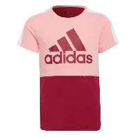 Bilde av Adidas Girl Color Block T-skjorte Rosa/Rød - Barneklær