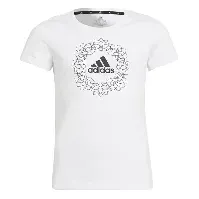 Bilde av Adidas Girl GFX Tee 1 T-skjorte Hvit - Barneklær