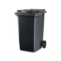 Bilde av Affaldscontainer Cep Citec, 240 L, grå/grå Rengjøring - Avfaldshåndtering - Bøtter & tilbehør