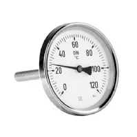Bilde av Afriso Bimetal thermometer BiTh 80 fi80mm 0-120 degrees C sleeve 63 mm 1/2 '' ax class 2.0 63 807 Strøm artikler - Verktøy til strøm - Måleinstrumenter