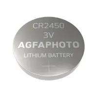 Bilde av AgfaPhoto 150-803258, Engångsbatteri, CR2450, Litium, 3 V, 5 styck, Silver PC tilbehør - Ladere og batterier - Diverse batterier