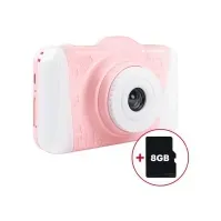 Bilde av AgfaPhoto Realikids Cam 2 - Digitalkamera - kompakt - 12,0 MP - 720p - rosa Digitale kameraer - Kompakt