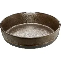 Bilde av Aida RAW Dyp tallerken i sten 19,4 cm, metallic brun Dyp tallerken