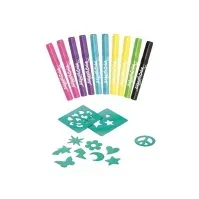 Bilde av Airbrush Plush Refill sett 10 fargede penner Leker - Figurer og dukker