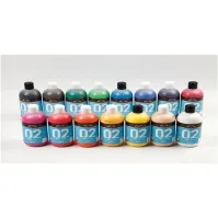 Bilde av Akrylmaling A-Color 02 - mat, 15 flasker a 500 ml i forskellige farver Hobby - Kunstartikler - Akrylmaling