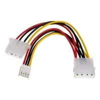 Bilde av Akyga - Strømadapter - 4-pin intern strøm (hunn) til 4-pin intern strøm, 4-pin mini-strømkontakt - 15 cm PC-Komponenter - Skap og tilbehør