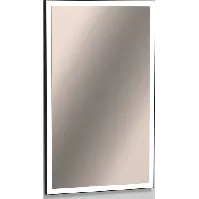 Bilde av Alape speil med lys, dimbar, 60x100 cm, sort Baderom > Innredningen
