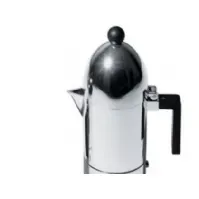 Bilde av Alessi A9095/6 B, Moka gryte, aluminium, aluminium, 100 mm, 285 mm Kjøkkenapparater - Kaffe - Stempelkanner