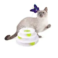 Bilde av All For Paws - Cat Toy Interactive Tower Of Butterfly 25X25X14Cm - (787.7560) - Kjæledyr og utstyr