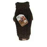 Bilde av All For Paws - Knitted Dog Sweater Fishermans Brown L 35.6CM - (632.9136) - Kjæledyr og utstyr