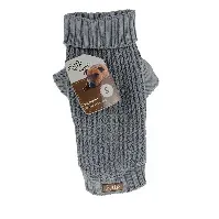 Bilde av All For Paws - Knitted Dog Sweater Fishermans Grey XL 40cm - (632.9127) - Kjæledyr og utstyr