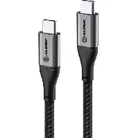 Bilde av Alogic ladekabel USB-C til USB-C, grå, 3 meter Hus &amp; hage > SmartHome &amp; elektronikk