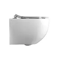 Bilde av Alterna Arco Vegghengt Toalett M/sete Svart/hvit Hvit Vegghengt toalett