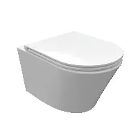 Bilde av Alterna Easy 2.0 Veggskål Rimless - Uten Toalettsete Hvit Vegghengt toalett