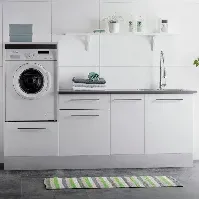Bilde av Alterna Lengdeskjøt for Benkeplate Grå Tilbehør vaskerom