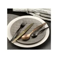 Bilde av Amefa JET - 16-pc cutlery set in craft box - stonewash champagne PVD Kjøkkenutstyr - Bestikk