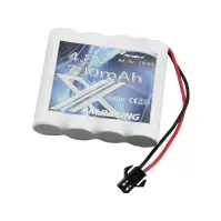 Bilde av Amewi Modelbyggeri-batteripakke (NiMH) 4.8 V 700 mAh Celletal: 4 Stick Micro-Car-tilslutning Radiostyrt - RC - Elektronikk - Batterier og ladeteknologi