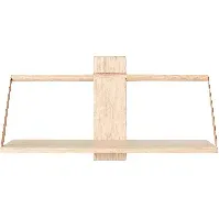 Bilde av Andersen Furniture Wood Wall Shelf 60 x 25 x 32 cm Large Oak Hylle