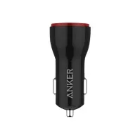 Bilde av Anker PowerDrive 2 - Bilstrømadapter - 24 watt - 4.8 A - IQ - 2 utgangskontakter (USB) - svart Tele & GPS - Batteri & Ladere - Billader