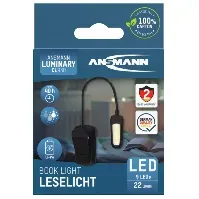 Bilde av Ansmann Ansmann LED Boklampe Clip Lommelykter og hodelykter,Elektronikk