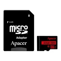 Bilde av Apacer - Flashminnekort (microSDHC til SD-adapter inkludert) - 32 GB - UHS-I U1 / Class10 - microSDHC UHS-I Foto og video - Foto- og videotilbehør - Minnekort