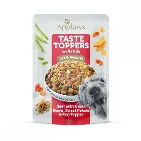Bilde av Applaws Taste Toppers Biff med Bønner, Søtpotet & Paprika 85 g Hund - Hundemat - Våtfôr