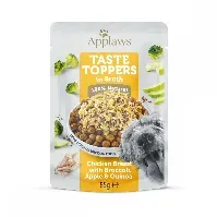 Bilde av Applaws Taste Toppers Kylling med Brokkoli, Eple & Quinoa 85 g Hund - Hundemat - Våtfôr