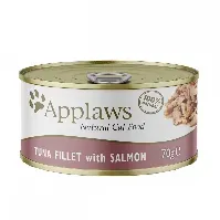 Bilde av Applaws Tuna Fillet with Salmon 70 g Katt - Kattemat - Våtfôr