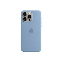 Bilde av Apple - Baksidedeksel for mobiltelefon - MagSafe-samsvar - silikon - vinterblå - for iPhone 15 Pro Max Tele & GPS - Mobilt tilbehør - Deksler og vesker