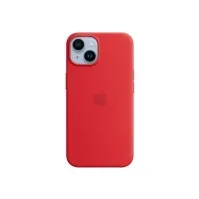 Bilde av Apple - (PRODUCT) RED - baksidedeksel for mobiltelefon - MagSafe-samsvar - silikon - rød - for iPhone 14 Tele & GPS - Mobilt tilbehør - Deksler og vesker