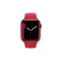 Bilde av Apple Watch Series 7 (GPS) - (PRODUCT) RED - 45 mm - rød aluminium - smartklokke med sportsbånd - fluorelastomer - rød - båndbredde: Regular - 32 GB - Wi-Fi, Bluetooth - 38.8 g Sport & Trening - Pulsklokker og Smartklokker - Smartklokker