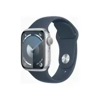 Bilde av Apple Watch Series 9 (GPS) - 41 mm - sølvaluminium - smartklokke med sportsbånd - fluorelastomer - stormblå - båndbredde: S/M - 64 GB - Wi-Fi, UWB, Bluetooth - 31.9 g Sport & Trening - Pulsklokker og Smartklokker - Smartklokker