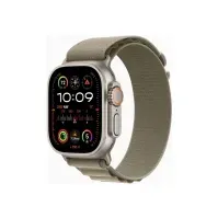 Bilde av Apple Watch Ultra 2 - 49 mm - titan - smartklokke med Alpine Loop - tekstil - oliven - båndbredde: M - 64 GB - Wi-Fi, LTE, UWB, Bluetooth - 4G - 61.4 g Sport & Trening - Pulsklokker og Smartklokker - Smartklokker
