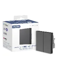 Bilde av Aqara - Smart Wall Switch H1 (with neutral) - Single Rocker, Grey - Elektronikk