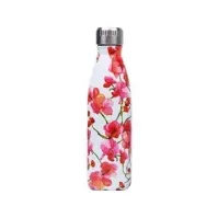 Bilde av Arctherm Arctherm termoflaske 500 ml - hvit med røde blomster Catering - Service - Termoser, kanner og vannkjøler