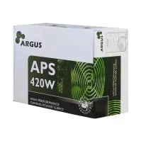 Bilde av Argus APS-420W - Strømforsyning (intern) - ATX12V 2.31 - AC 115/230 V - 420 watt - aktiv PFC PC tilbehør - Ladere og batterier - PC/Server strømforsyning
