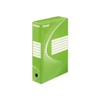 Bilde av Arkivæske Esselte Vivida FSC® BOXY 80 mm grøn karton - (25 stk.) Arkivering - Ringpermer - Øvrige Ringpermer