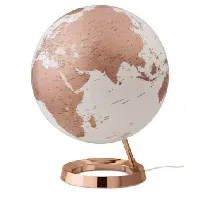 Bilde av Atmosphere Kobber globus med lys Globus med lys