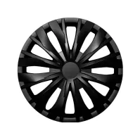Bilde av Autoserio Wheel Covers Optic R15 Black Bilpleie & Bilutstyr - Utvendig utstyr