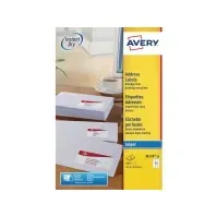 Bilde av Avery - 33.9 x 64 mm 600 stk (25 ark x 24) adresselapper Papir & Emballasje - Emballasje - Etiketter og etiketter