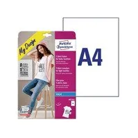 Bilde av Avery - A4 (210 x 297 mm) 5 ark påstrykningsbilder Papir & Emballasje - Spesial papir - Design/grafisk papir