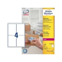 Bilde av Avery - Hvit - 99.1 x 139 mm 400 etikett(er) (100 ark x 4) adresselapper Papir & Emballasje - Emballasje - Etiketter og etiketter