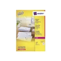 Bilde av Avery L7184 - Permanet adhesiv - hvit - 52.5 x 29.7 mm 4000 etikett(er) (100 ark x 40) adresselapper Papir & Emballasje - Emballasje - Etiketter og etiketter